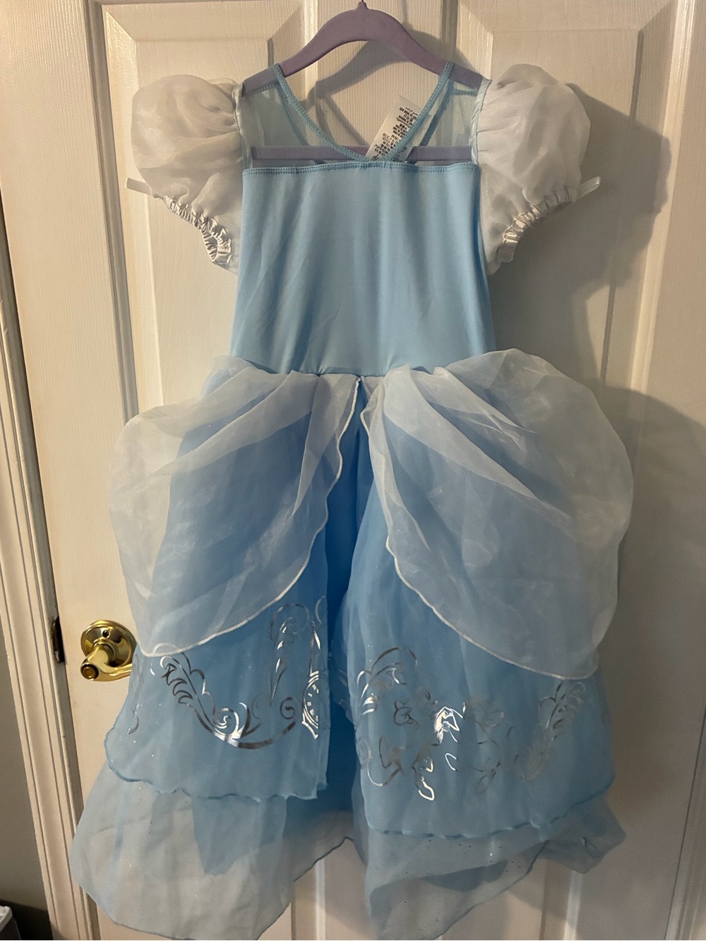 Disney Store Cinderella  Light Blue Girls Costume Dress 5/6 - Picture 4 of 4